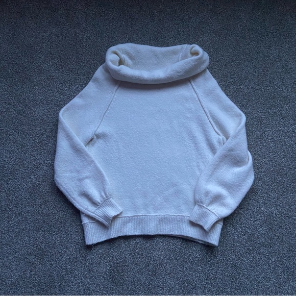 FREE PEOPLE WOOL BLEND COWL NECK SWEATER SIZE XS - Picture 2 of 9